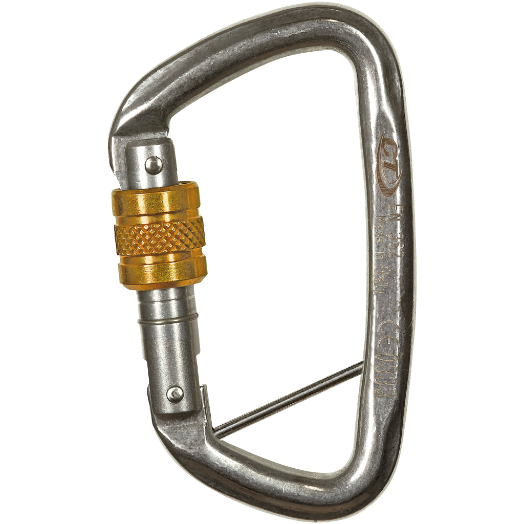 D-Shape Steel SGB Carabiner